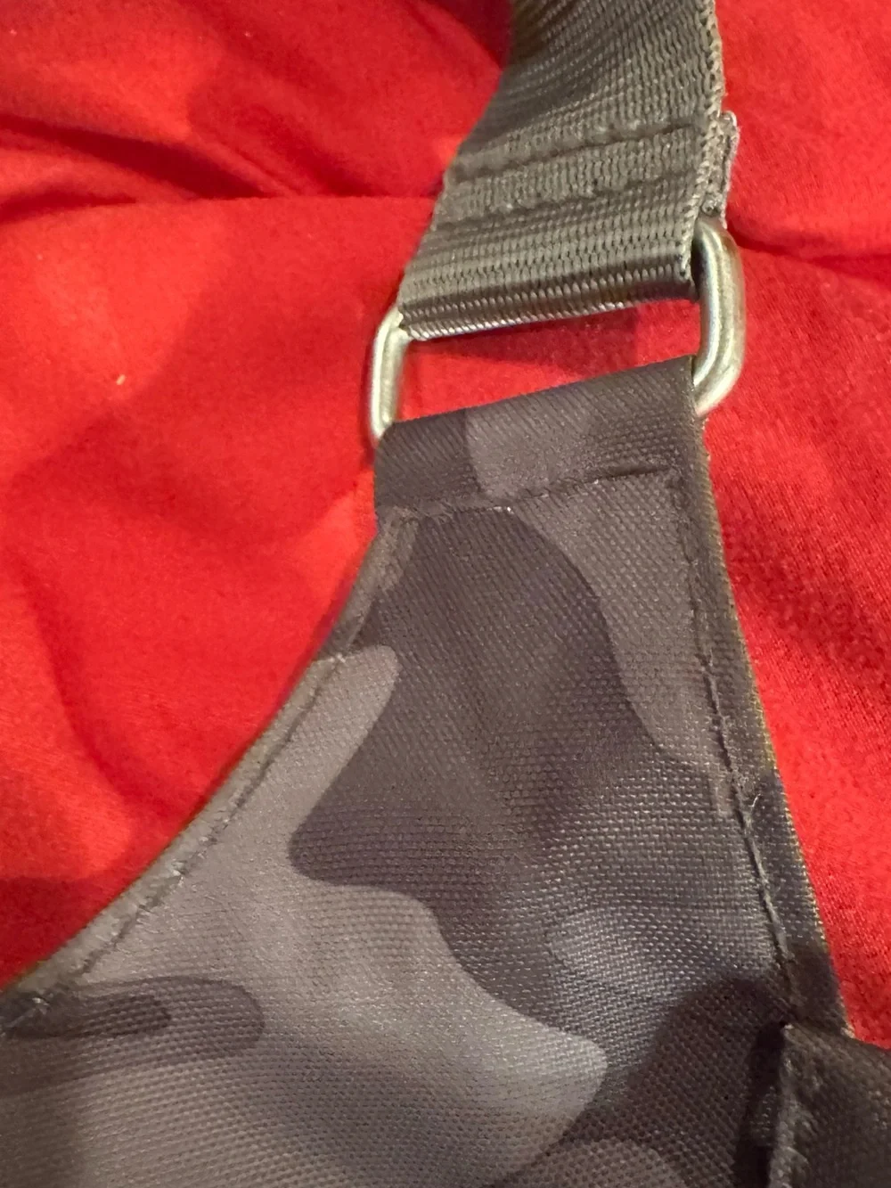 Baggallini Gray Camouflage Crossbody Messenger Bag